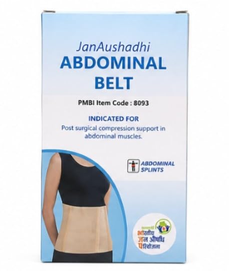 Mild Compression Support for Post-Surgery & Post-Pregnancy Recovery | Reduces Swelling, Improves Circulation | Semi-Rigid Stays, Breathable & Comfortable Fit | 20 CM | Beige-image-25