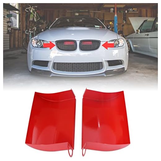 URLWALL 2pcs BMW Dynamic Cold Air Intake Scoop, Cold Ram Air Intake Kit System for BMW 3-Series, E90/91/92/93 316d, 318d, 320d, 325d, 330d, 335d, 316i, 318i, 320i, 325i, 328i, 330i, 335i M3