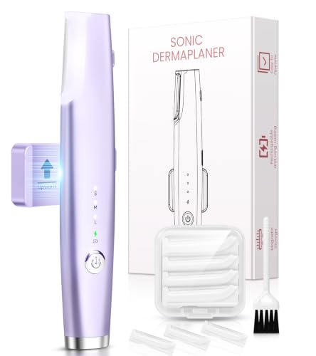 Dermaplaner Razor for Women Face Purple
