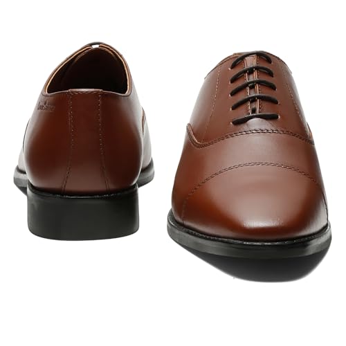 Image of LOUIS STITCH Men's Derby Shoes | Handmade Italian Leather Formal Shoes | Classic Lace-Up Derby Shoes for Men | Premium, Office & Wedding Shoes | Sizes 6-12