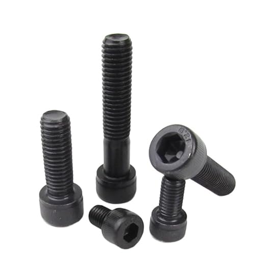 �Z�p�\�P�b�g�w�b�h�L���b�v�X�N�����[�{���g 20/30pcs Metric M2-M4 Hex Socket Head Cap Screws Nuts Black Alloy Steel 12.9 Class 3-20mm(12mm (30pcs),M4)