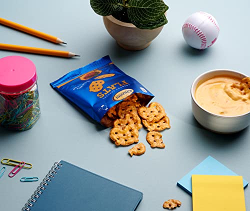 Chuster Individual Pretzel Snack Packs - 24 Crispy Pretzels Snack Packs - Pretzels Individual Bags For Dipping And Snacking - Low Calorie Pretzel Thins, 1 Ounce Pretzels Snack Pack Bags #TOP6