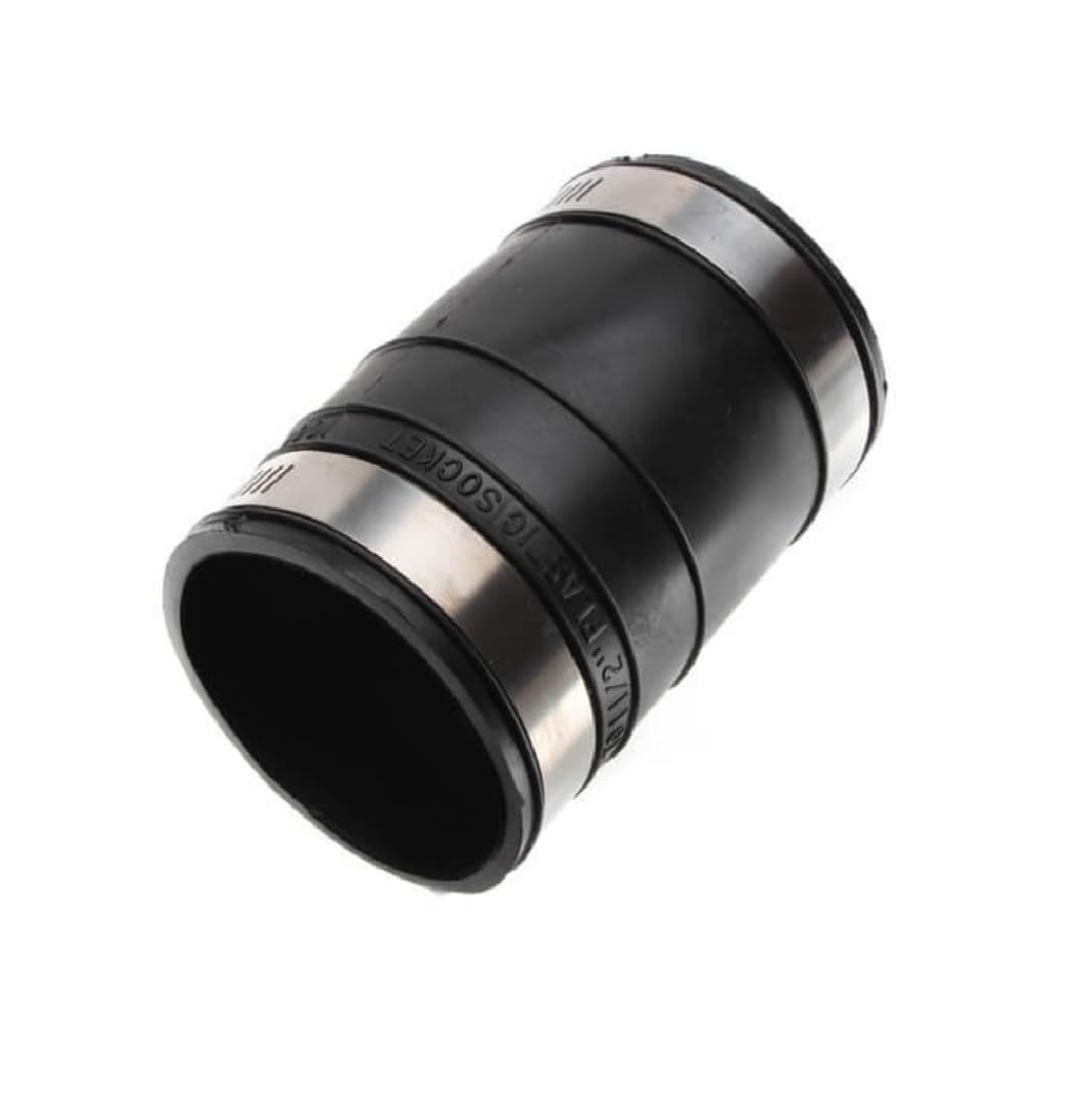 Acoplamiento flexible de goma de 1-1/2 pulgadas para unión estanca de tuberías 1