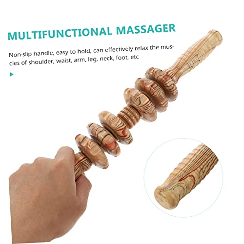 CLISPEED Massageadores De Pescoço 2 Peças Massageador De Seis Rodas Ferramenta De Massagem Massagead