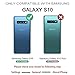 Dexnor for Samsung Galaxy S10 Case, [Built in Screen Protector and Kickstand] Heavy Duty Military Grade Protection Shockproof Protective Cover for Samsung Galaxy S10 Black