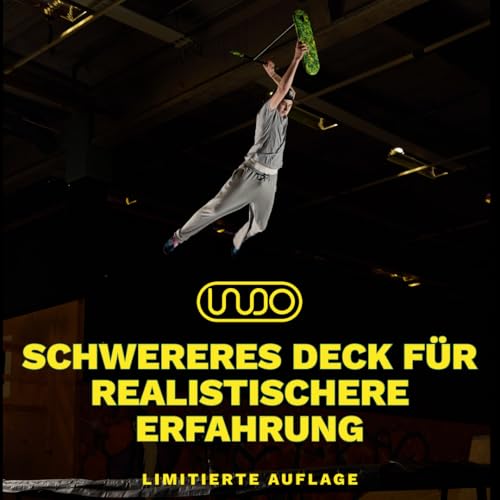 The Indo Trick Scooter - Stunt Scooter f&uuml;r Jugendliche, Kinder und Erwachsene - Trampolin Scoot zum &Uuml;ben von Pro Tricks - Indoor und Outdoor - Profis und Anf&auml;nger
