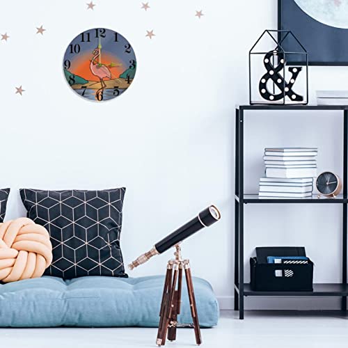 Horloge murale silencieuse cadeau déco oiseau sauvage - 6