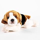Teddys Rothenburg Kuscheltier Hund Beagle liegend 30 cm Plüschhund Plüschtier Stoffhund