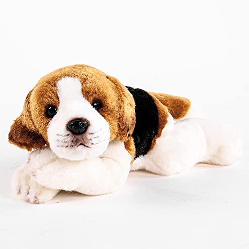 Teddys Rothenburg Kuscheltier Hund Beagle liegend 30 cm Plüschhund Plüschtier Stoffhund