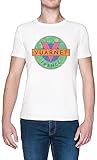 Imprimé en Europe Vintage French Sunglasses Vuarnet-France Blanc Homme T-Shirt White Men\'s Tee