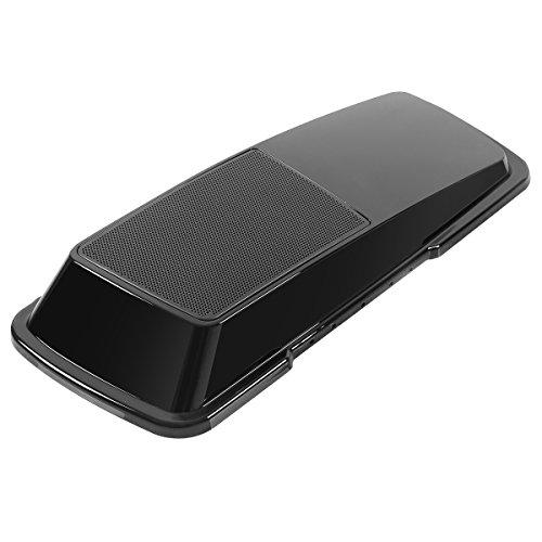 Cubiertas rígidas Vivid Black para maletas laterales con rejillas para altavoces de 6 x 9 pulgadas, compatible con Harley Davidson Touring 1993-2013 miniatura 5