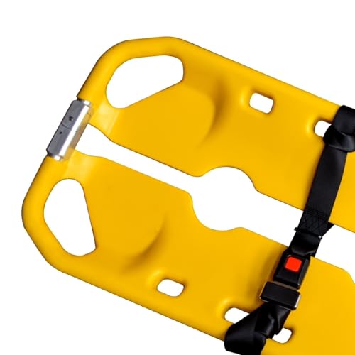 LINE2design Scoop Stretcher - EMS Medical Folding Stretcher 400lb Load Capacity Emergency Portable Travel Size Patient Transport Adjustable Lightweight Immobilization Board - Yellow - Thumbnail 3