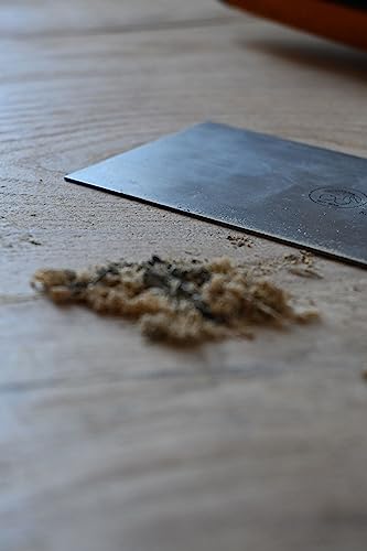 KIRSCHEN Werkzeuge 3800008 | Ziehklinge rechteckig 150 mm x 60 mm x 0,8 mm | Geeignet zur Spanabnahme, Lackentfernung und zum Glätten von Oberflächen | Made in Germany