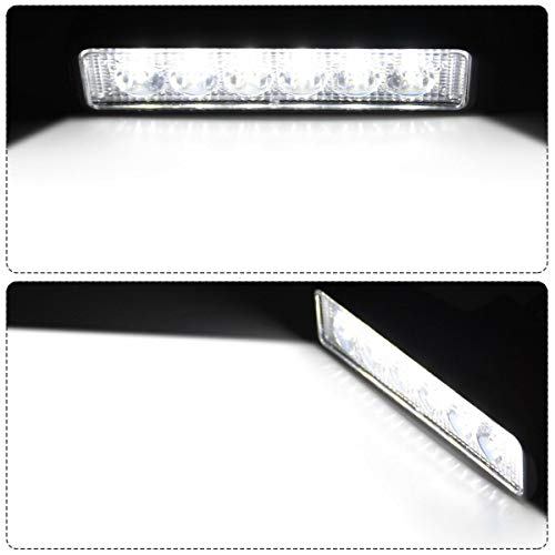 Tree Leds Marine Led Light Spreader T-Top Deck Light Beam White (Black Set Of 2) #TOP3