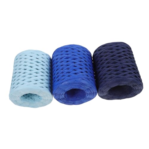 Cuerda de rafia de papel flexible y resistente para manualidades y envolver paquetes