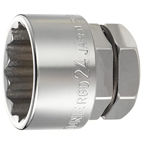 トネ(TONE) ソケット(12角・めがねレンチ用) RGD-24 二面幅24mm