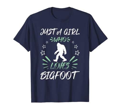 Just A Girl Who Loves Bigfoot Camiseta