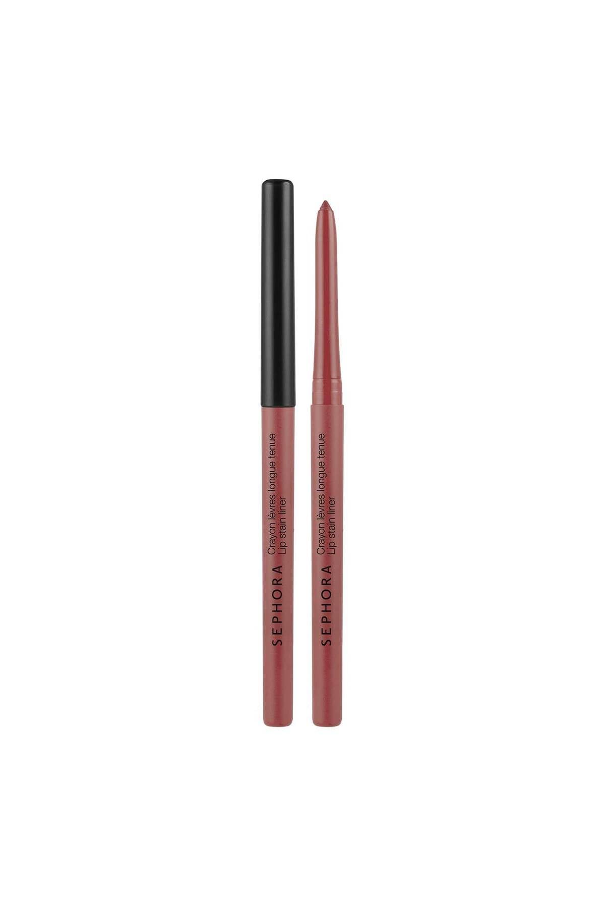 Sephora Lip Stain Liner - Uzun Süre Kalıcı Dudak Kalemi, 40 Pink Tea
