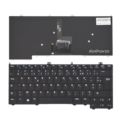 Clavier Azerty Français rétroéclairé pour Dell Latitude E7440