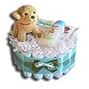 Luiertaart magie – zoete puppy luiertaart babygeschenk babyshower doop geboorte souvenir