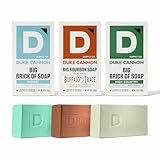 Duke Cannon Big Brick of Soap for Men, 3-Pack Variety – Triple Milled, 10oz Bars – Long-Lasting Mens Bar Soap with Natural Oils, Includes Bourbon, Citrus Cedar, High Country Scents