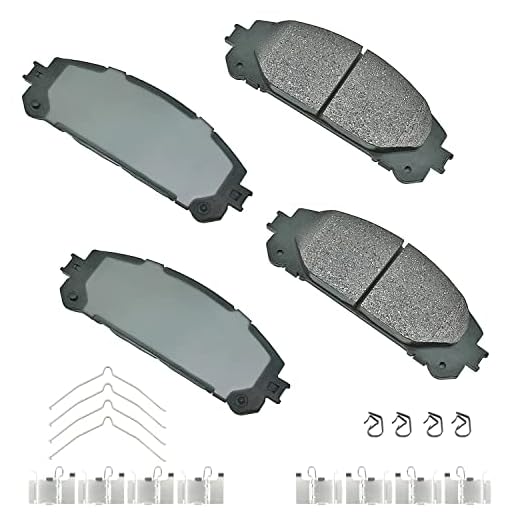 Akebono-ACT1324A Ultra-Premium Ceramic Front Disc Brake Pads