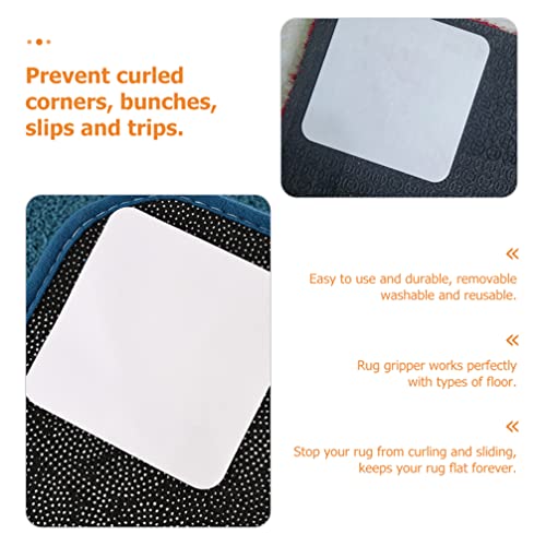 Abaodam Fita dupla face antiderrapante reutilizável tapete rolha mantém os cantos planos para pisos