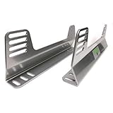 Verstellbar Planted PAOSSM-G Universal-Sitz-Seitenhalterung aus Aluminium, Grau