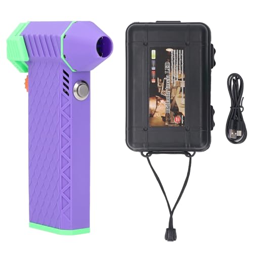 電動エアダスター、110000RPM無段階速度制御付きハンドヘルドエアダスター、キャンプアウトドアカー、コンピュータキーボード、カメラレンズ、ソファ、脱毛器用ポータブルドライブロワー