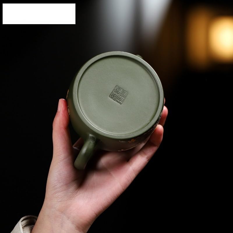 Czajniczek 240ml fioletowa glina czajniczki, ręcznie robiony kolorowy słoik, surowa ruda, zielone błoto, czajnik z filtrem, Zisha Herbata Pojemnik do zaparzania herbaty