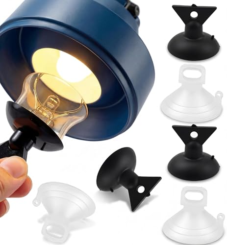 Asofelk 10 Pack GU10 MR16 Light Bulb Suction Cup Removal Tool - Heavy Duty PVC Suction Cup Light Bulb Changer for Halogen LED Mini Bulbs, Track Lights & Range Hoods - 35mm Diameter