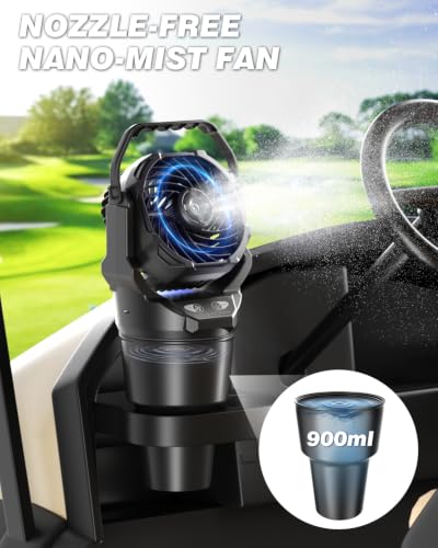 Etholzon Cup Holder Misting Fan