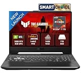 ASUS TUF A15, Smartchoice,AMD Ryzen 7 170,RTX 3050-4GB,16GB RAM (Upgradeable),1TB SSD,FHD, 15.6"(39.6 cm),Win 11 Home, M365 Basic(1Y),Office 2024, Black, 2.3 Kg, FA506NCQ-HN009WS, Gaming Laptop