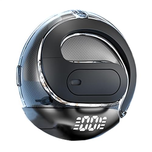 Ear-Hook Headphones, Wireless Running Earphone, Clear Sound Earpiece, Compact Design with Voice Assistant, for Music Streaming a