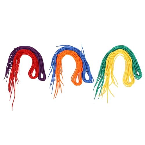 Roleader Cordones de Poliéster Coloridos para Zapatos Casuales Cuentas, 60 Piezas de 80cm, Ideales para Manualidades y Decoración Creativa