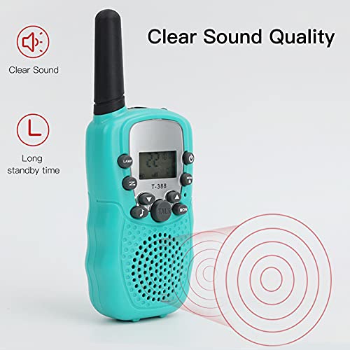 Domary Walkie Talkie portátil para crianças Rádios 2 vias 3KM interativo educacional para meninos e