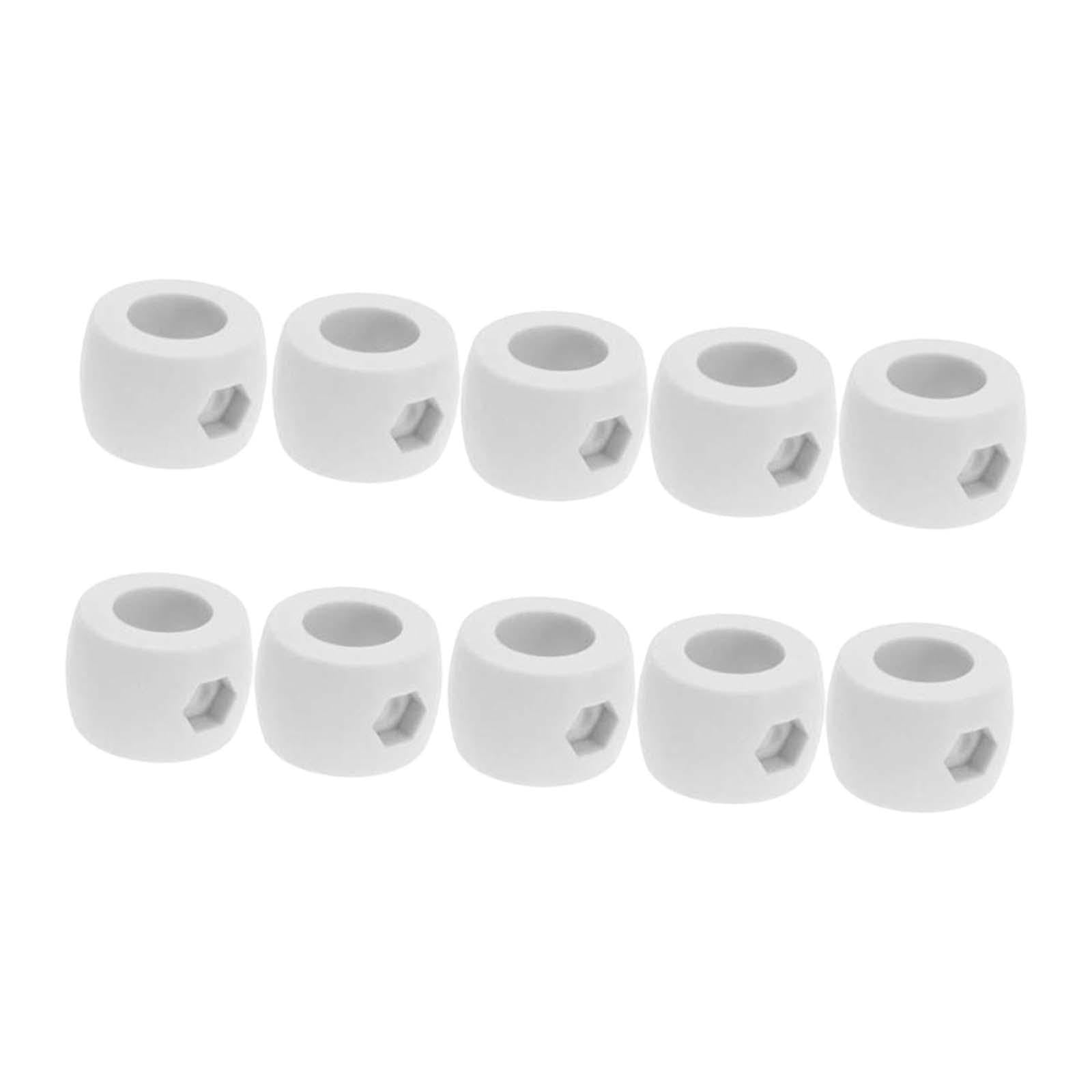 Menolana 10x Tabletop Soccer Positioning Table Football Goal Bar Stop Rings Parts Enhanced Experience Rings Replacement