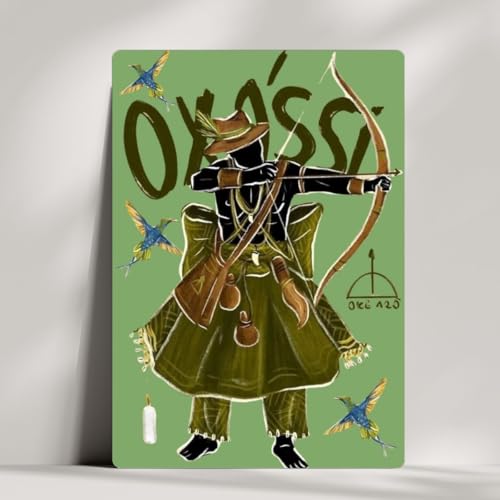 Cole&ccedil;&atilde;o 18 Quadros Decorativos Orix&aacute;s Giz - Oxum, Ox&oacute;ssi, Ogum, Iemanj&aacute;, Oxal&aacute; e Xang&ocirc;......
