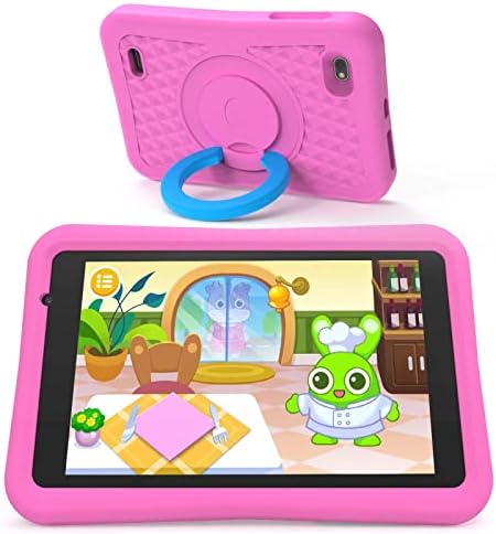 Kids Tablet, 8 inch Tablet for Kids Android Toddler Tablet 2GB 32GB ROM Wifi Tablet, Pre installed & Parent Control Learning Education Tablet with Protective Case, 2+5MP Dual Camera, IPS Touch Screen