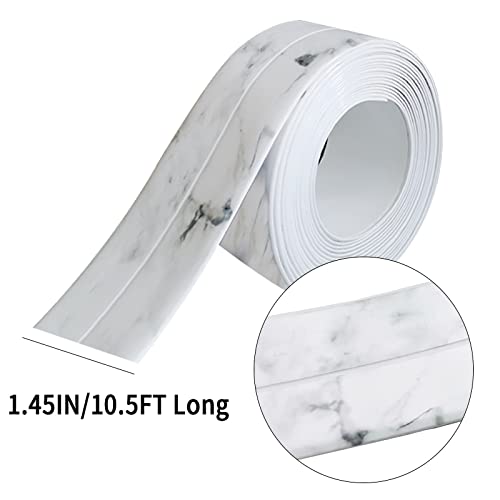 Image of Caulk Strip Tape Sealant Strip, 1PC Extra Thick Acrylic Adhesive Self-Adhesive Sealing Tape Waterproof Tape for Kitchen Countertop,Sink,Bathroom,Toilet,and Bathtub Floor Edge Protector