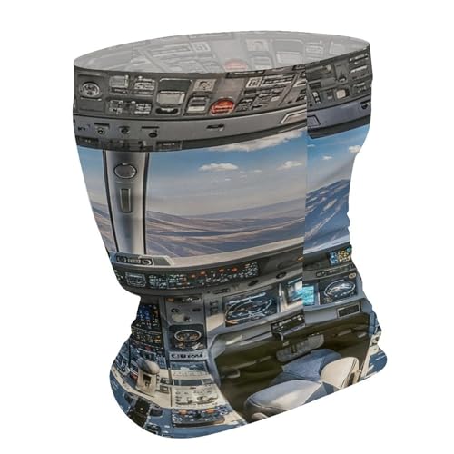 Gargantilla Térmica para Avión, Cubreboca Antiviento, Mascarilla Facial, Gorro de Cuello, Pañuelo para la Cabeza, Bandana para Hombre y Mujer miniatura 3