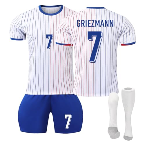 Frankreich 24/25 Fußball Trikot, Hause/Auswärts Fußball Trikot für...