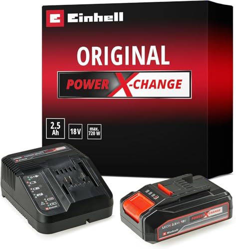 Einhell 4512097 Power X-Change Battery & Charger Starter Kit 18V 1 x 2.5Ah Li-ion