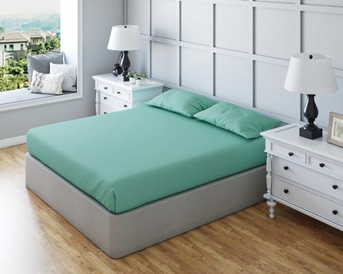 HOME SWEET HOME UK 30cm Deep Small Double Bed Sheet Super Soft 100% Poly Cotton Bed Sheets Small Double Machine Washable Bed Sheet Small Double Fade Resistant Fitted Sheets Small Double