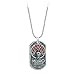 Produktbild VAWAA Pc Game Metro Exodus 2033 Halskette Dog Tag Pendant Leder Metal Chain Männer Halsketten Charm Geschenke Für Kids Games Schmuck