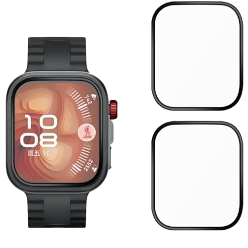UIUIKA For HUAWEI WATCH FIT 4 Pro �t�B���� 2�� PET������ �Y�f�@�� ����0.26mm �����ߗ� �C�A�[�� �����z�� �\��t���ȒP �w��h�~ �ϏՌ� �L�Y�h�~ �h�w�� ���� ���� �y2���Z�b�g�z