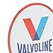 Valvoline Logo Round Metal Sign - Classic Valvoline Wall Decor for Man Cave, Garage or Shop