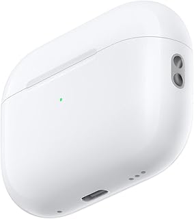 سماعة ايربودز برو 2 لاسلكية تعمل بالبلوتوث - سماعة أذن شبه أصلية مع علبة شحن لاسلكية، بخاصية إلغاء الضوضاء، متوافقة مع ايفون واندرويد وجميع الموبايلات، لون أبيض، داخل الاذن (برو 2)