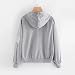 Overdose Sudadera con Capucha para Mujeres con Estampado De Letras Bandera Sudadera...