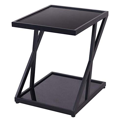 Home&Selected Furniture/Tempered Glass Side Table Nordic Modern Iron A